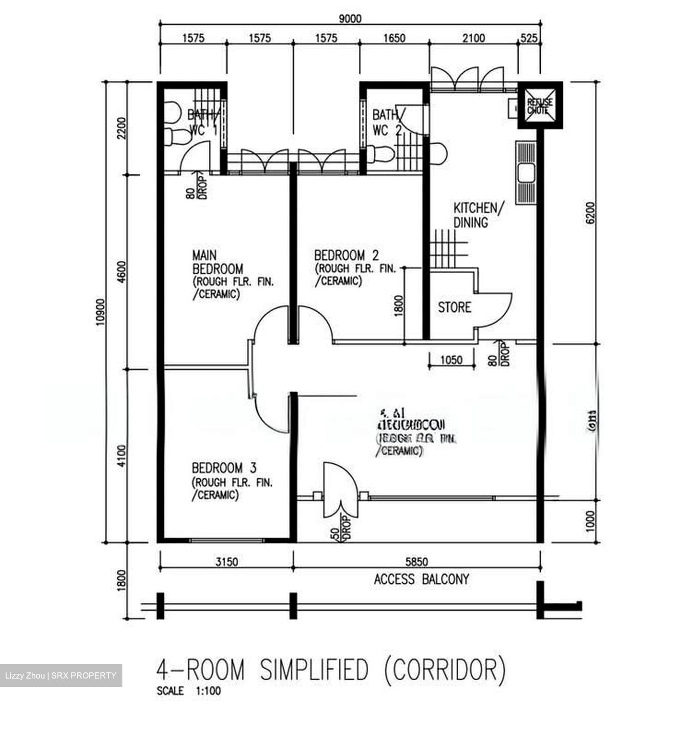 Blk 234 Serangoon Avenue 3 (Serangoon), HDB 4 Rooms #541867251
